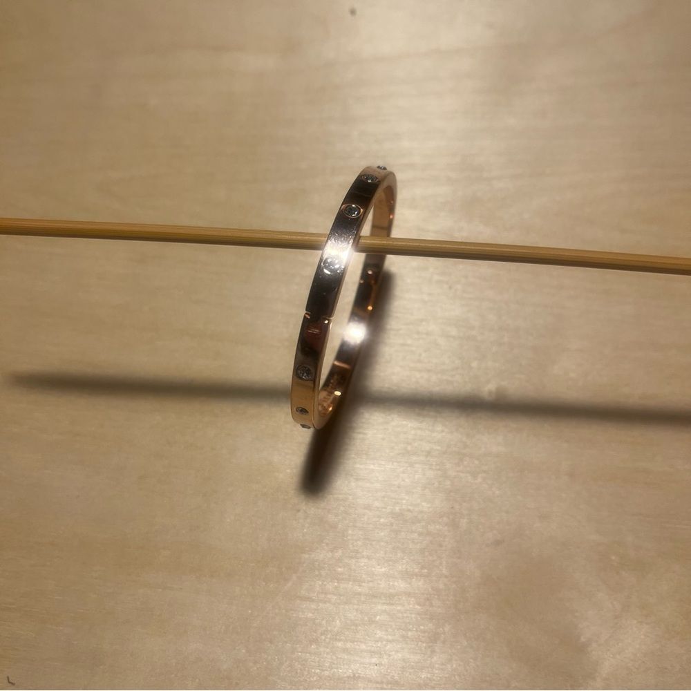 Kate Spade Rose Gold Watch with matching Bangle needs batteries/service - Picture 8 of 9